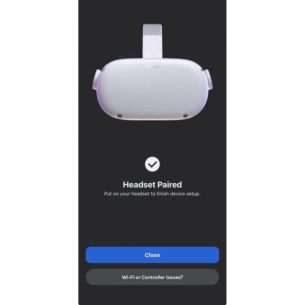 GENUINE Meta Oculus Quest 2 VR HEADSET ONLY Used - Factory Reset - No Controller